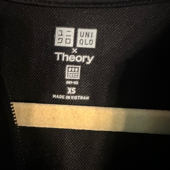 Theory Black Men's Polo Shirt - Picture 2 of 3